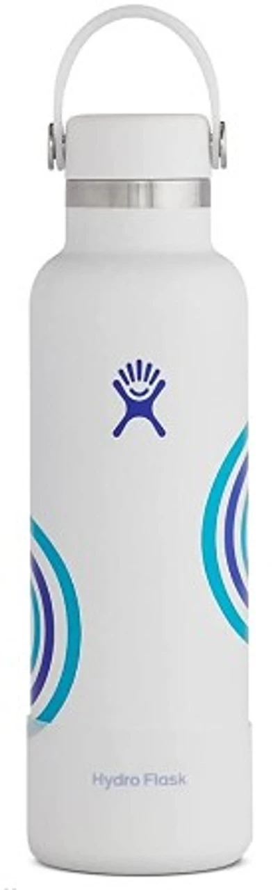 Hydro Flask 21oz Standard Mouth Bottle - Whitecap 3 Hydro Flask 21oz Standard Mouth Bottle - Whitecap
