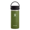 Hydro Flask 16 Oz Wide Mouth Bottle With Flex Sip Lid - Olive -Hydro Flask Shop W16BCX306 olive 1 30540.1593541219