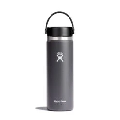 Hydro Flask 20 Oz Wide Mouth Water Bottle -Hydro Flask Shop W20BTS010 Stone StraightOn 1