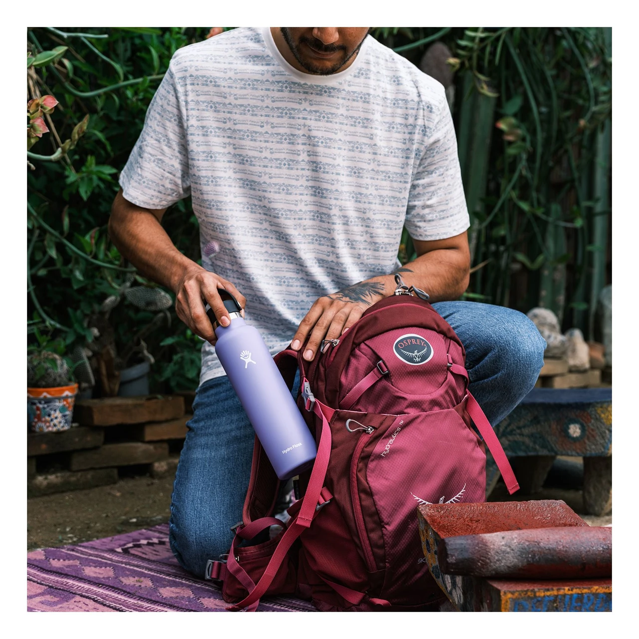 Hydro Flask 21 Oz Standard Mouth Bottle - Lupine 6 Hydro Flask 21 Oz Standard Mouth Bottle - Lupine - Image 4