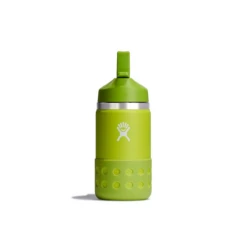 Hydro Flask 12 Oz Kids' Wide Mouth Bottle With Straw Lid - Firefly