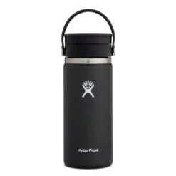 Hydro Flask 16 Oz Wide Mouth Bottle With Flex Sip Lid - Black