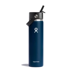 Hydro Flask 24 Oz Wide Mouth Bottle With Flex Straw Cap - Indigo