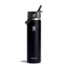 Hydro Flask 24 Oz Wide Mouth Bottle With Flex Straw Cap - Black -Hydro Flask Shop w24bfs001 black a 53949.1681829045