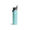 Hydro Flask 24 Oz Wide Mouth Bottle With Flex Straw Cap - Dew -Hydro Flask Shop w24bfs441 dew a 12209.1681829344