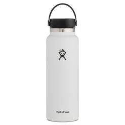 Hydro Flask 40 Oz Wide Mouth Bottle - White